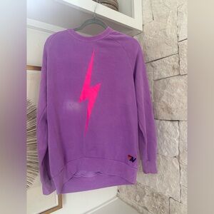 Aviator Nation Pink Sweatshirt- Medium